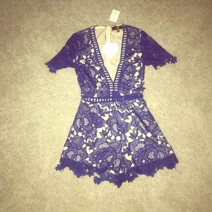 Cobalt blue romper